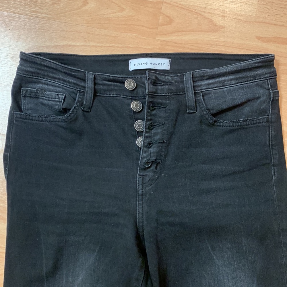 Flying Monkey Black Button Up Jeans - image 2